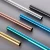 stainless steel colored drinking straws barware straw metal drinking straw