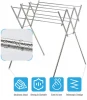 Stainless Steel Extendable Clothes Drying Rack Outdoor/ Indoor Folding Cloth Dryer Rack,Clothes Towel Stand