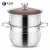 Import Stainless Steel hot pot soup base thermo casserole soup cooking pot with super bottom 22-28cm pot sets from China