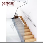 stair glass railing prices / indoor stair railings for indoor stairs price