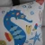 Import Starfish sea horse fish printed plain pillow case/letter decorative throw office seat cushion from China