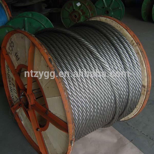 steel cable drum steel cable weight 6x37+IWRC steel wire rope