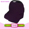 Stretchy 4-in-1 Carseat Canopy household sundries baby Nursing Cover cotton black striped infant Shopping Cart Cover baby