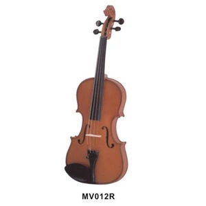 Student violin with light violin case and bow