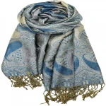 Stylish viscose yarn dyed fancy shawls scarves stoles factory direct