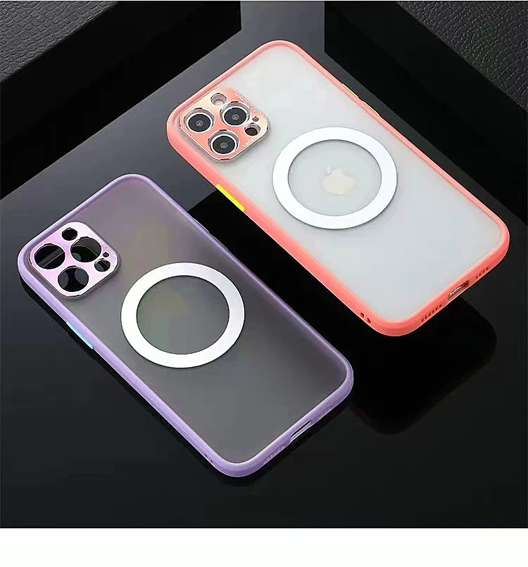 Suitable for iPhone8/xrs11/12 Series of MagSafe Cellphone Case Cover Suitable for iPhone 12 of Transparent Protective Case