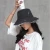 Import Summer Women Fashion Tassel Floppy Sun Hat Wide Brim Worn Out Denim Beach Bucket Hat from China