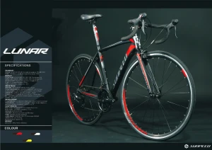 SUNPEED LUNAR 700c ultralight aluminium road bike/bicycle/bicicletas with calipar brake,14speed