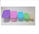 Super convenient food container plastic foo/ Home appliances kitchen Set Rainbow Plastic food container - L1651