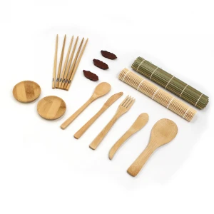 Sushi Bazooka+sushi Chopstick+Knife Japanese Making Set With Bamboo Mats