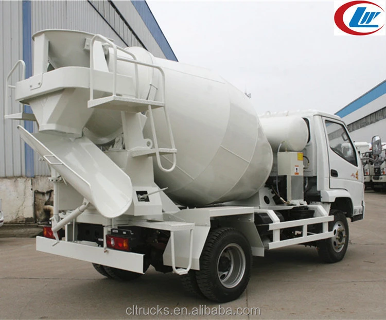 T-king 4x2 2500L small concrete mixer truck for tunnel transport