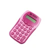 T0094 Low MOQ color plastic hand calculator with and custom logo
