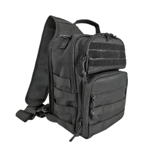 Tactical Sling Bag Pack Military Rover Sling Shoulder Backpack Outdoor Sport Daypack for Hunting, Trekking and Camping -Black