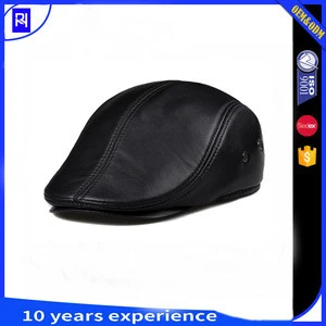 The new style wholesale free 100% leather Ivy cap