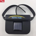 tie to window solar auto car cooler fan air vent
