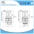 Import Toilet tank fitting of dual flush valve for toilet cistern flush from China