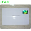 Top quality blank / pre print Anti-counterfeiting Plastic card