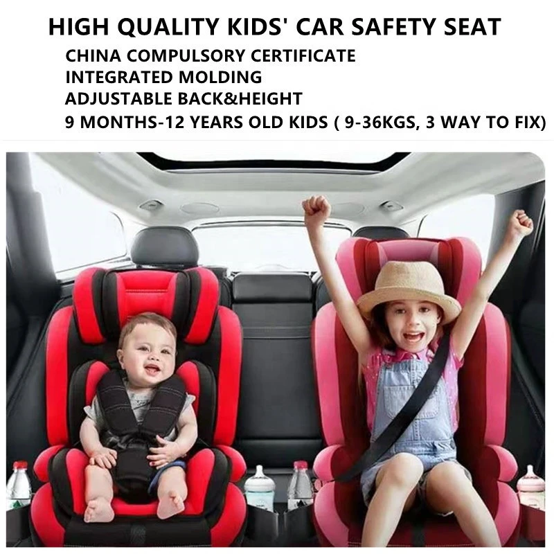 Top Quality Children Car Safety Seats Child Restraint System Baby Car Seats 9-36 kg With Cup Holder Kids Car Safety Seat Factory