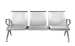 Top Quality Stainless Steel 3-Seater Hospital Waiting Chairs (YA-104)