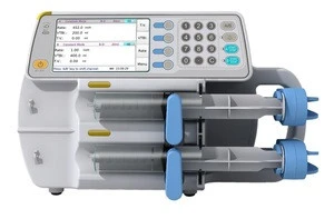 Top Sale Dual Channel Syringe Pump with Dual CPUS