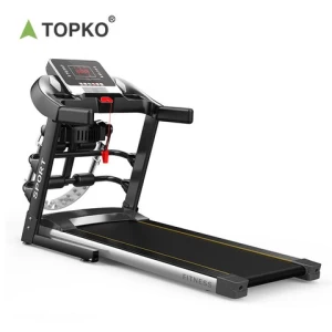 TOPKO gym life fitness exercise mechanical electric treadmill commercial home treadmill running machine with screen