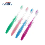 Transparent Brush Colorful Handle BPA Free Kids Toothbrush