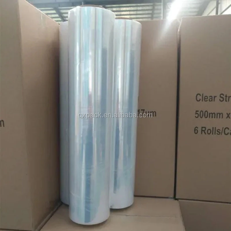 Transparent PVC/PE Shrink Film Customized Pallet Stretch Film Plastic Wrapping Film
