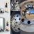 Import truck chrome front wheel rear wheel nut cover alex cover and 10pcs 33mm threaded nut cover with flange from China