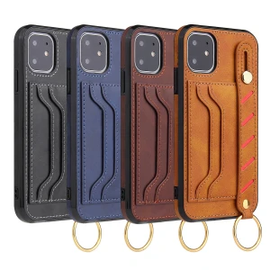 Tschick Leather Flip Case For iphone 11 Pro MAX Case Wallet Card Slot Phone Cover For iphone 12 6S 7 8 Plus For Samsung S10 Case