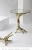 Import Unique nordic coffee table glass top hand design beside table gold base glass side tables from China