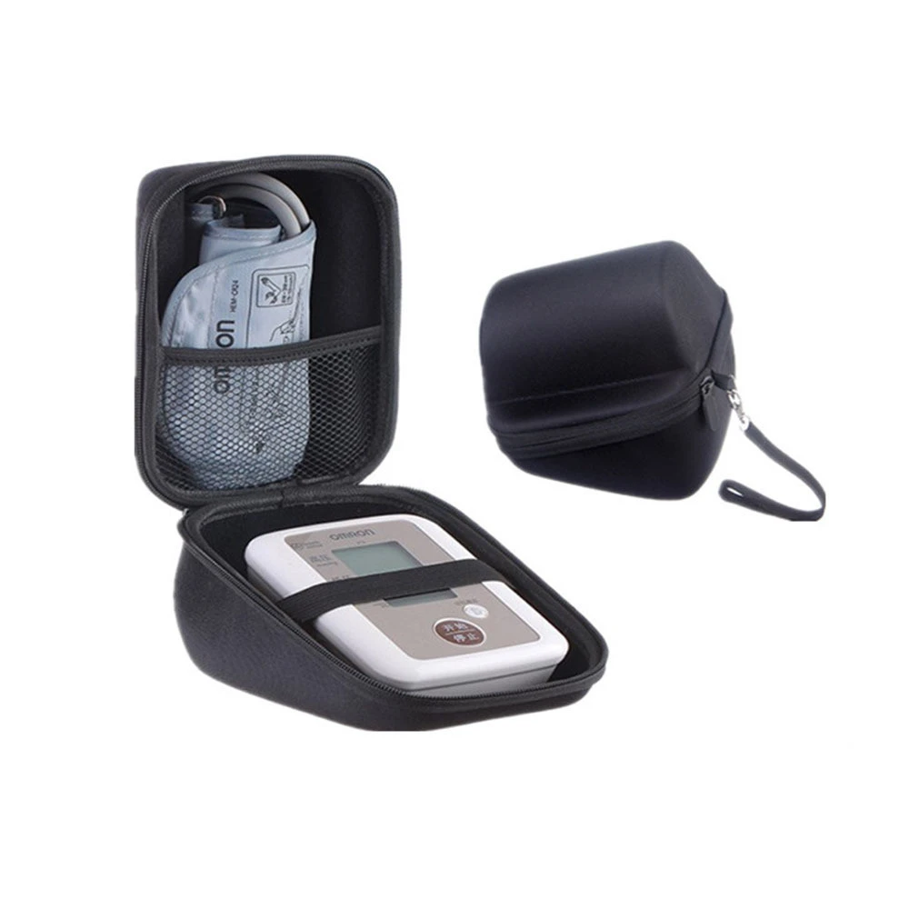 Universally Travel Portable Blood Pressure Cuff Heart Rate Monitor Machine Sphygmomanometer BagEVA Hard Box Case