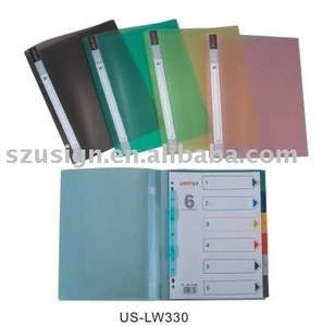 US-LW330 Plastic binding presentation folder