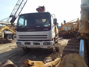 Used Putzmeister diesel concrete pump 36M with chassis for sale
