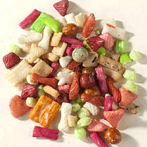 Varieties Flavors  Mixed  Baked Rice Crackers Snack