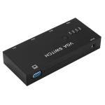 VGA switch 4 input in 1 output kvm switch Plug and play Support VGA, XVGA, SVGA, UXGA and Multisync display