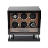Viiways wooden watch winder for 6 watches with LCD control