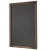 Import Vintage Wall Mounted Brown Wood Framed Blackboard Sign  Retail &amp; Cafe Menu Board - 36 x 24inch from China