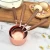 Walnut Handle Copper Plated Measuring Spoon Cup Kitchen Baking Tool