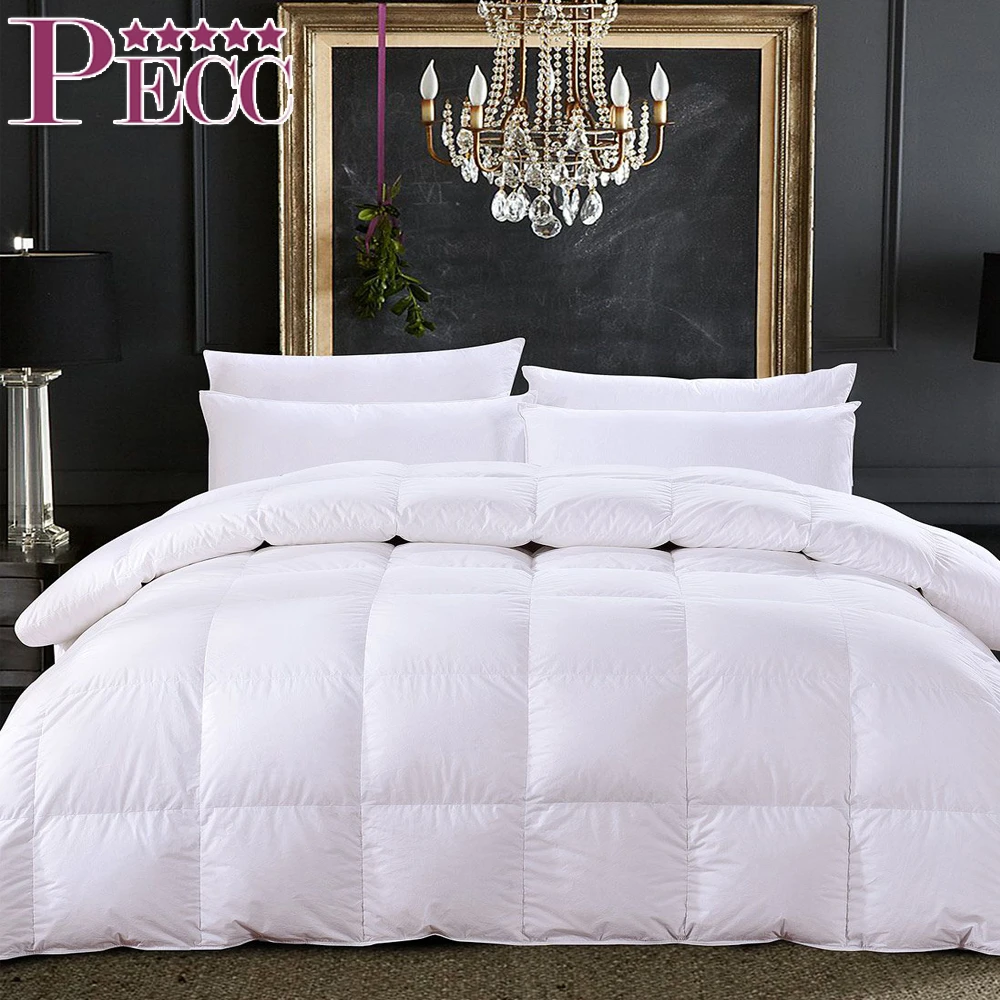 Warm High End Twin Size Quilt Filling Feather Bed Set Duvet