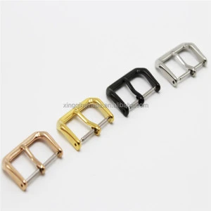 Watch Buckle Silver Gold Black Stainless Steel Watchband Clasp Buckles Wristwatch Repair Tool