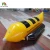 Import Water Park Games Commercial Grade Used Towable 3 Seats Banana Boat, Yellow inflatable banana raft for sale from China