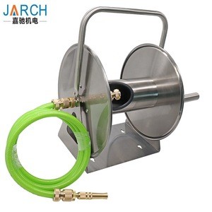 Watering Hose Reel Stainless steel Heavy Duty Wall-Mounted / Hand-Held Garden Hose Reels for Ground