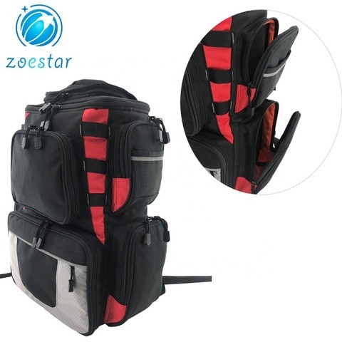 Buy Waterproof Fishing Tackle Backpack With Protective Rain Cover