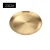 Import Western Steak Round Tray Eco-Friendly Stainless Steel Dinner Plates Gold Dishes Round Plate Tableware Tray from China