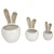 Import White Ceramic Flower Plant Pot Garden Elephant Planter With Saucer from China