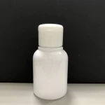 White shampoo bottle cosmetic 50ml
