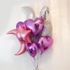 Wholesale 18 inch Mylar Helium Balloon Heart shape  Foil Balloons for Valentine&#39;s Bridal Shower