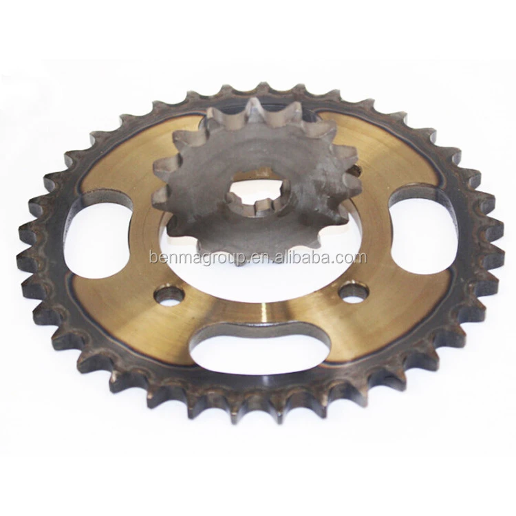 wholesale best quality motorcycle CG125 chain and sprocket kits