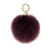 Import wholesale big fox fur pompoms keychains from China
