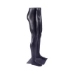 Wholesale black bright fiberglass male fashion lower body leg mannequin